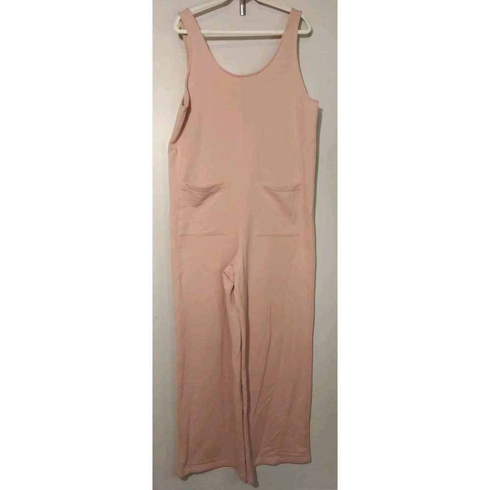 Old Navy Salmon Fleeceā Pocket Lounge Casual Jumpsuit Size Large Tall